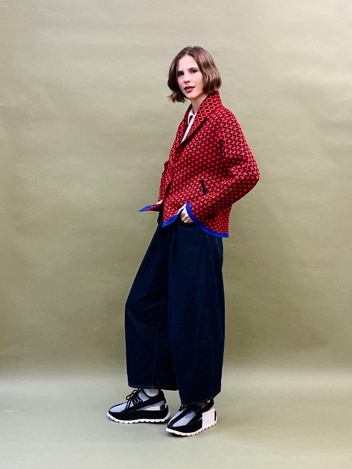 Tile Short Coat