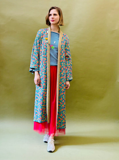 Cherry Blossom Kimono Coat