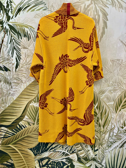 Crane Kimono Coat