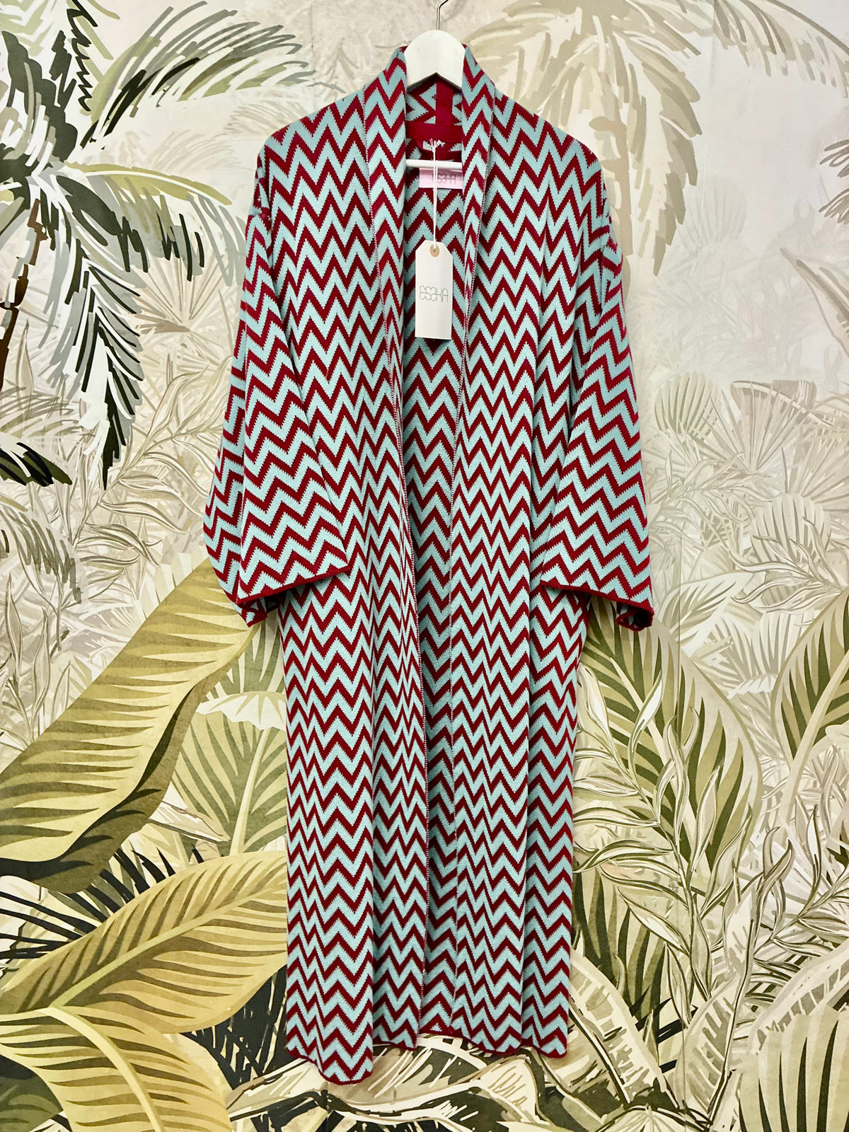 Zigzag Kimono Coat
