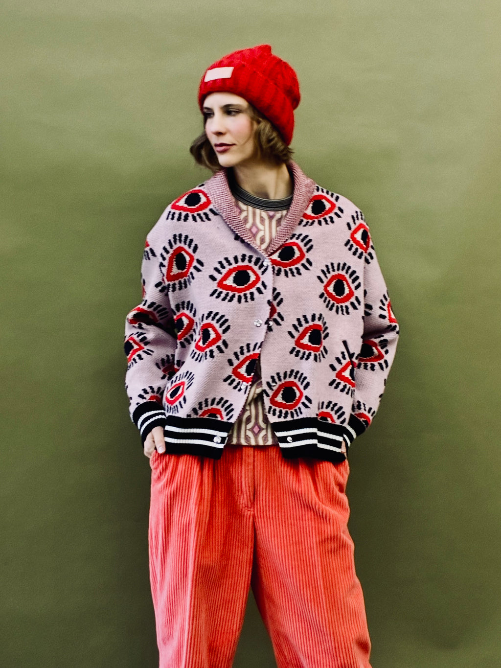 Eyes Bomber Jacket