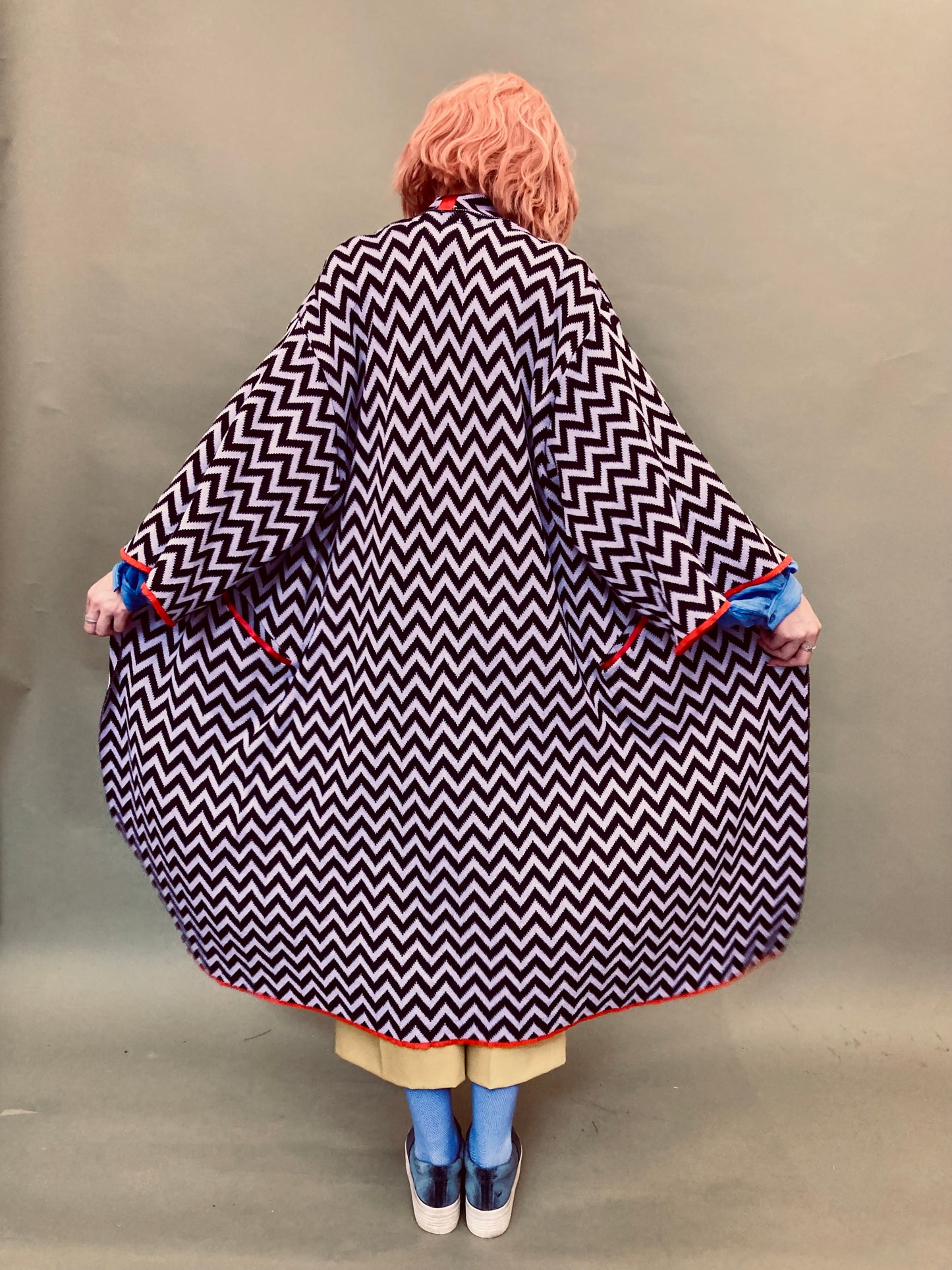 Zigzag Kimono Coat