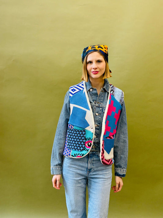 Martha Patchwork Vest No.13