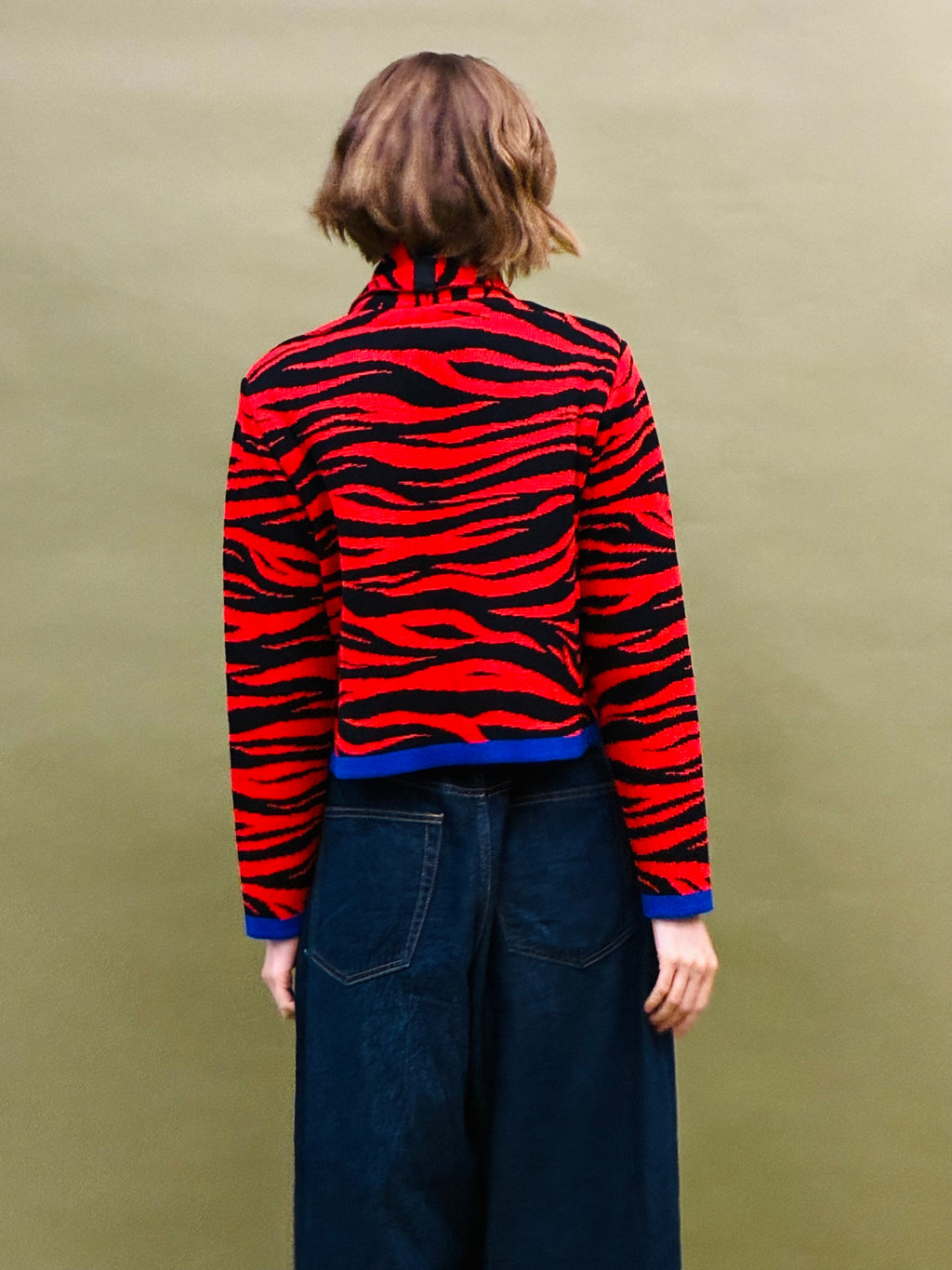 Tiger Crop Coat