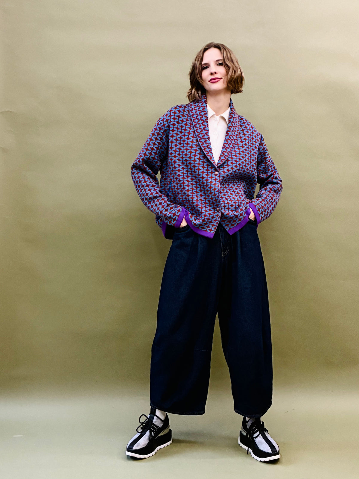Tile Short Coat