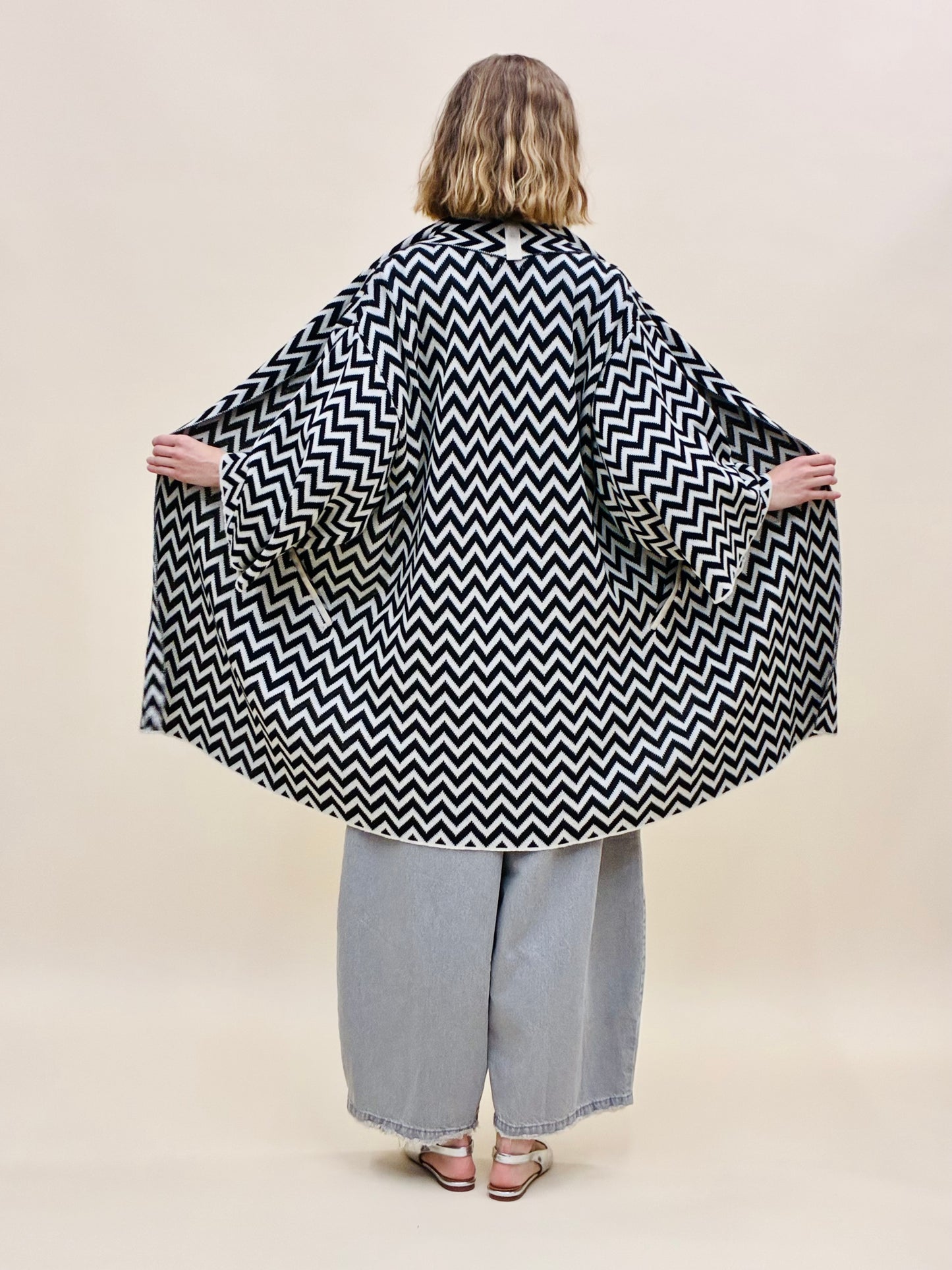 Zigzag Kimono Coat