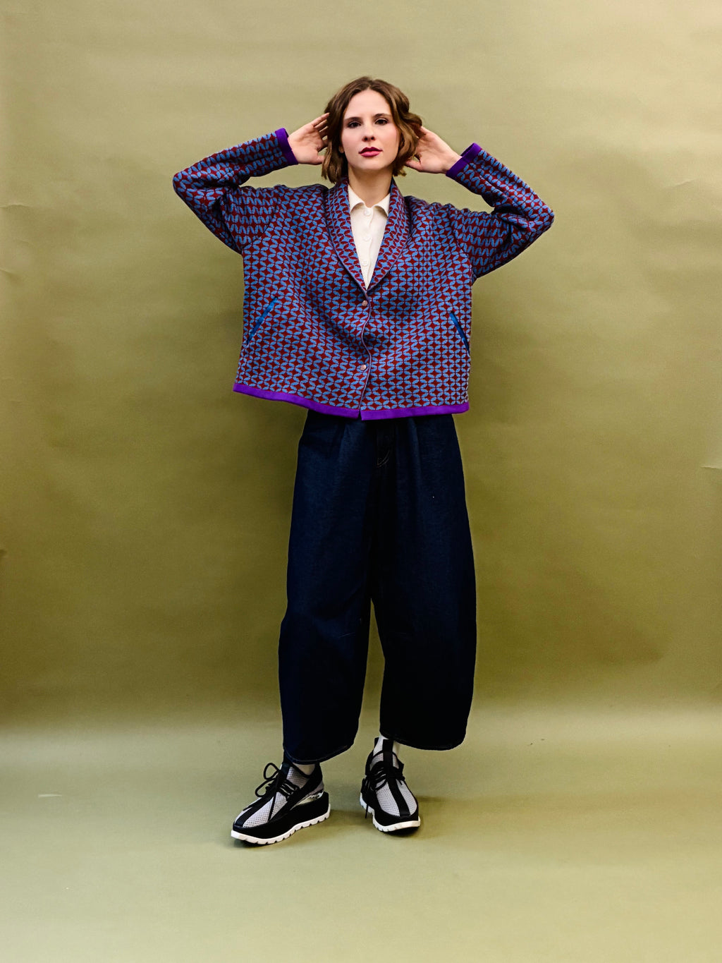 Tile Short Coat