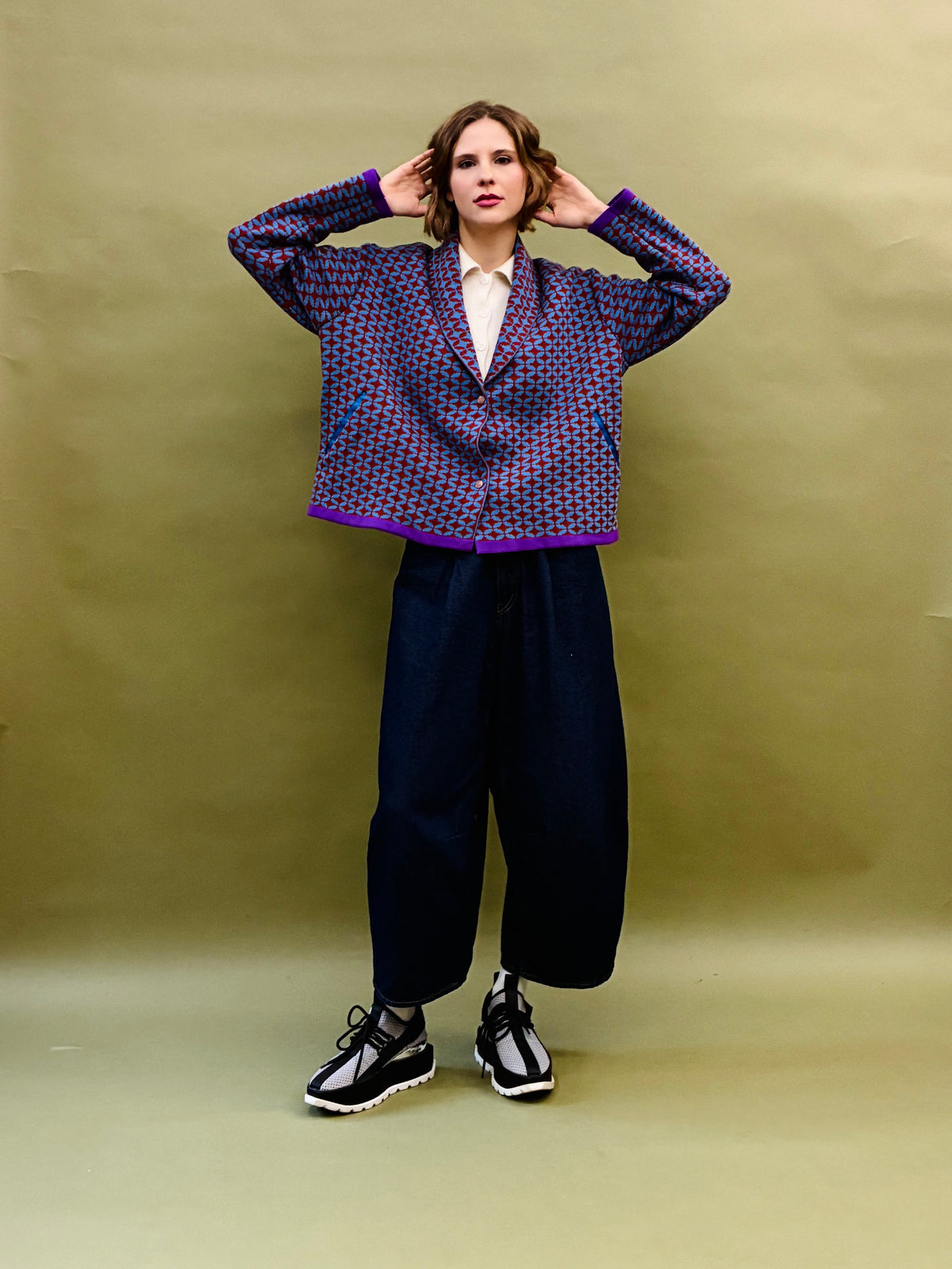 Tile Short Coat