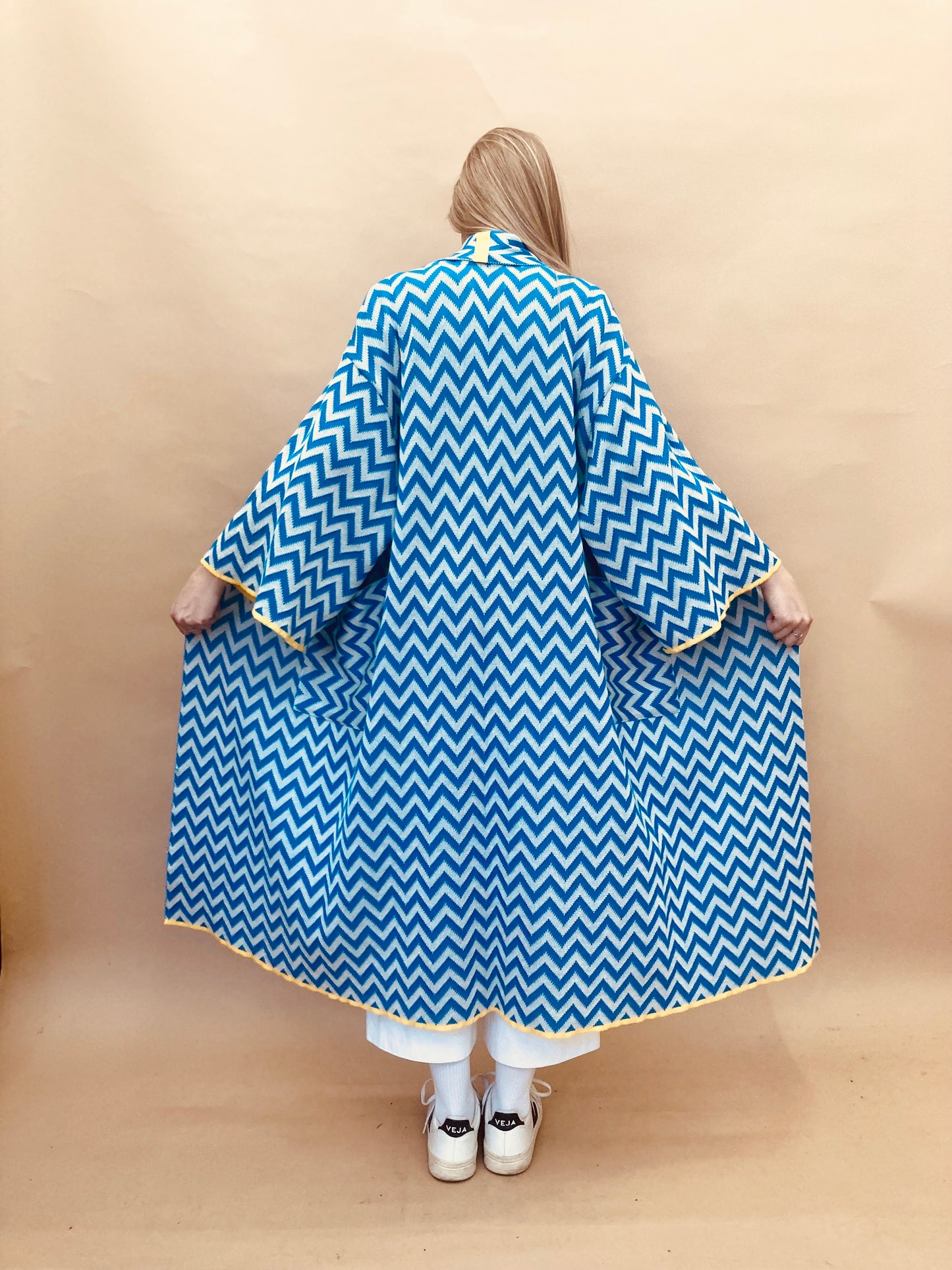 Zigzag Kimono Coat