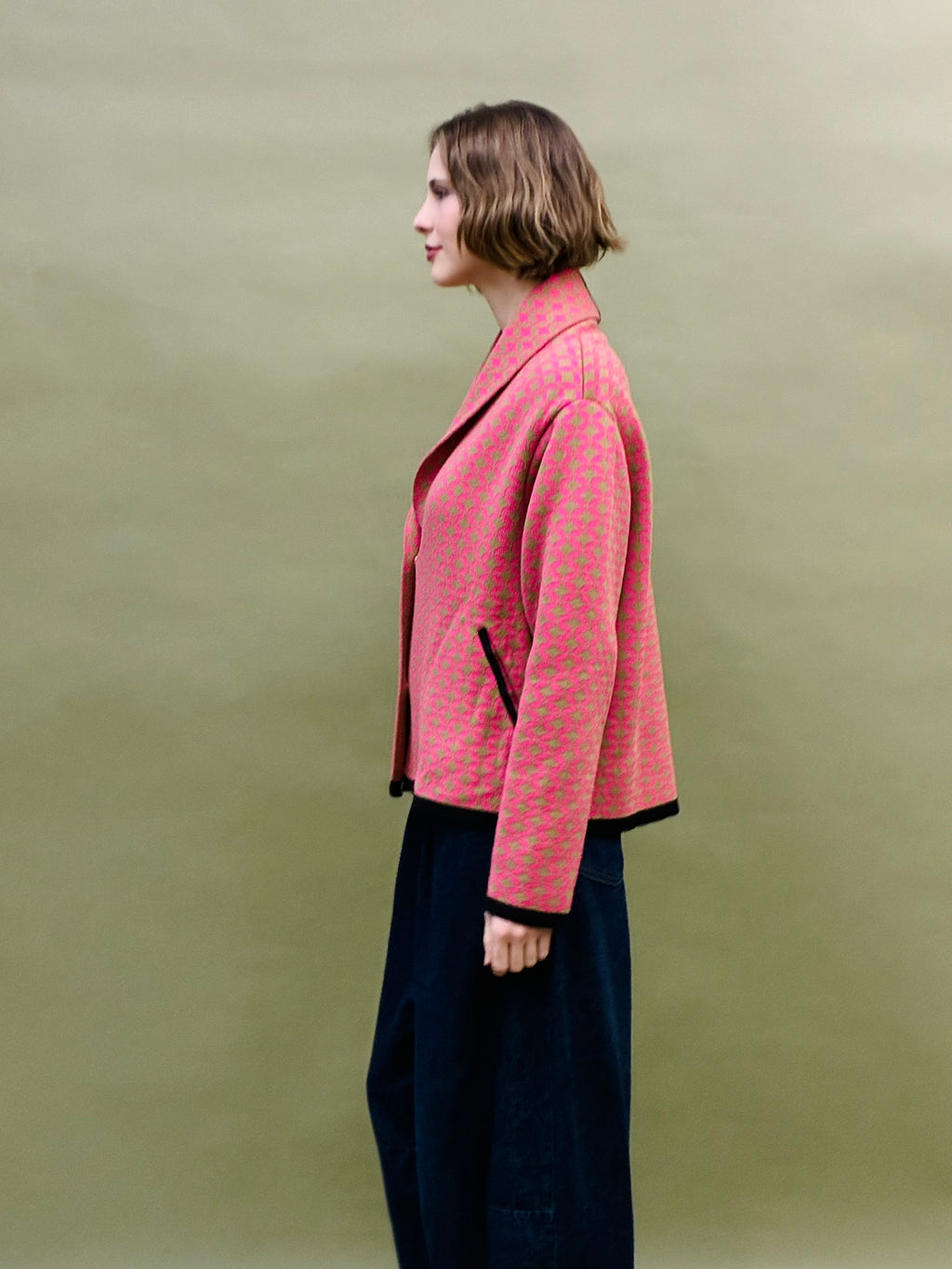 Tile Short Coat