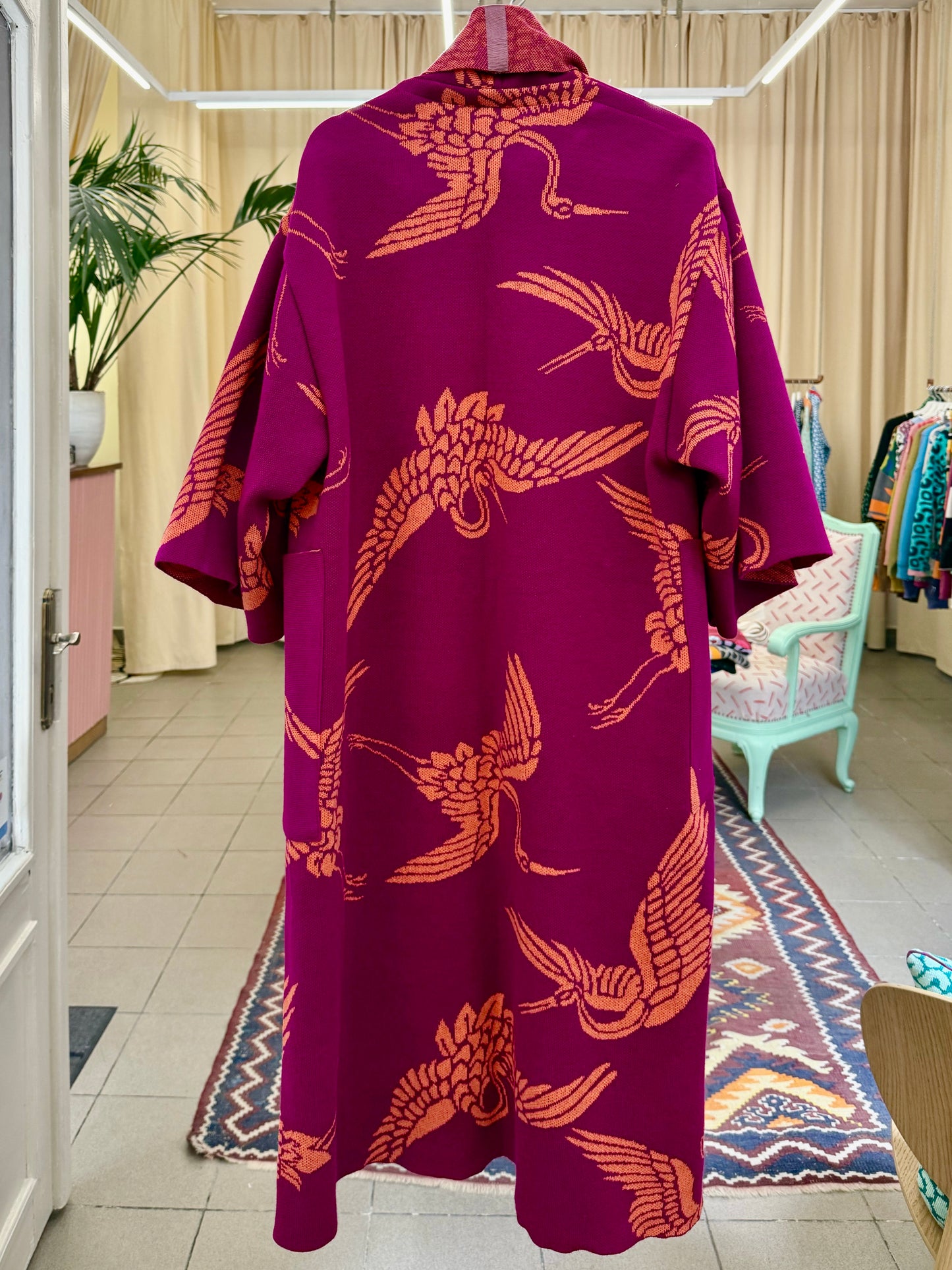 Crane Kimono Coat