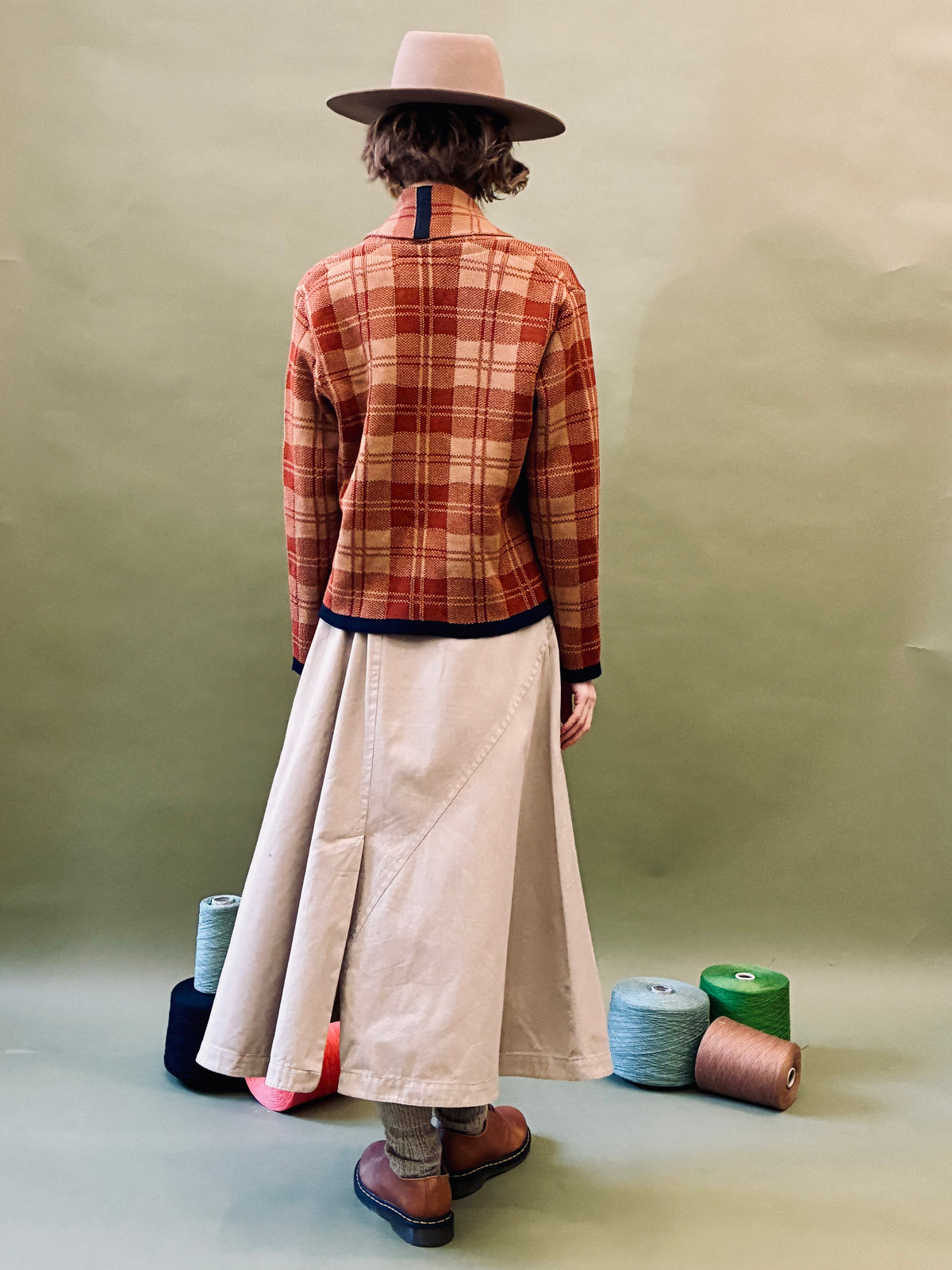 Checkered Short Coat