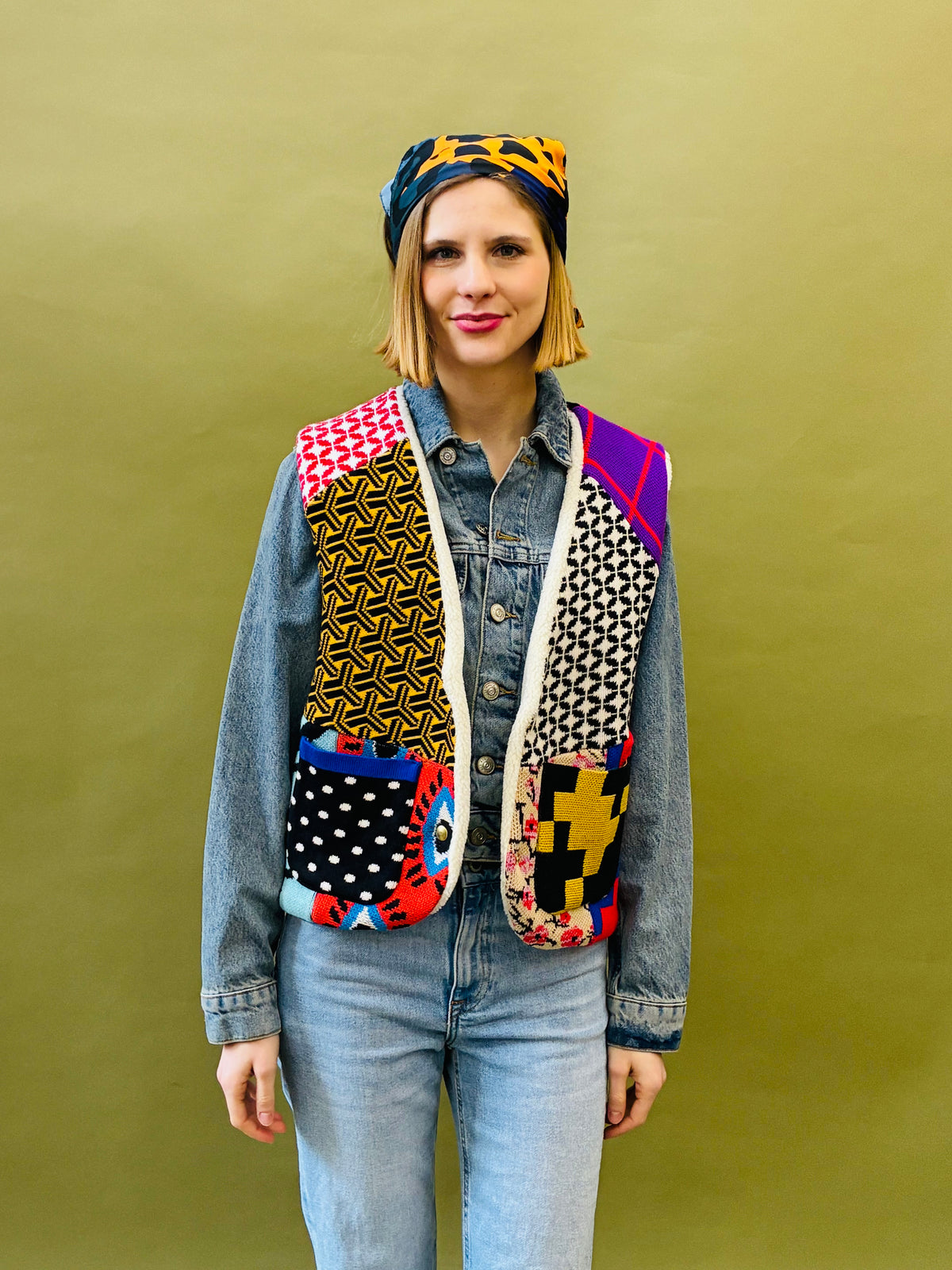 Martha Patchwork Vest No.11