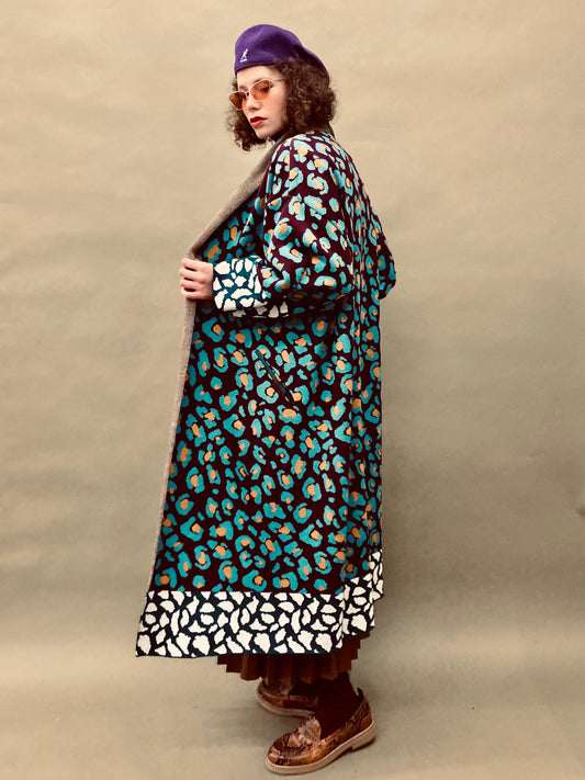 Ocelot Kimono Coat