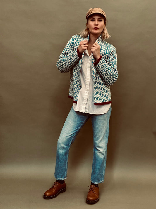 Tile Short Coat