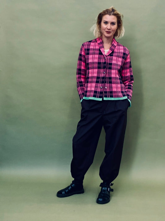 Checkered Short Coat