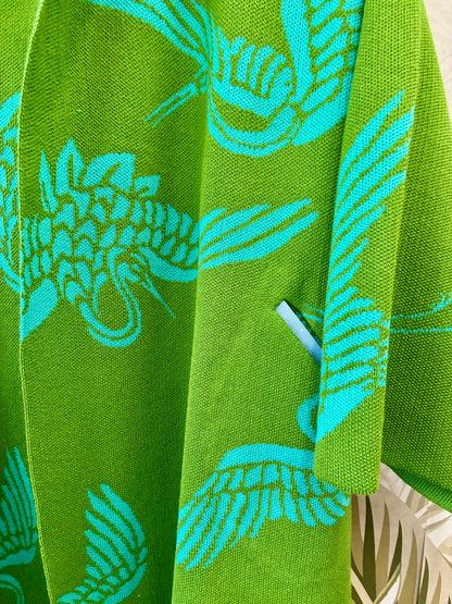 Crane Kimono Coat