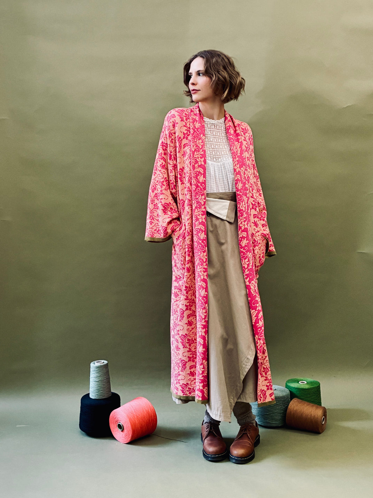 Baroque Kimono Coat