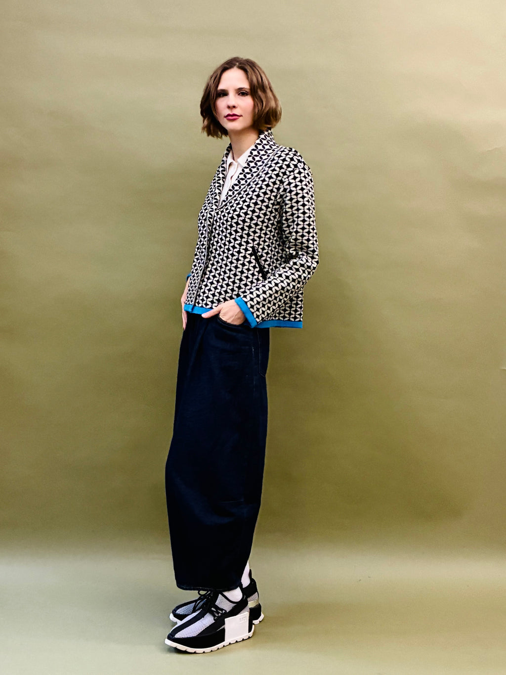 Tile Short Coat