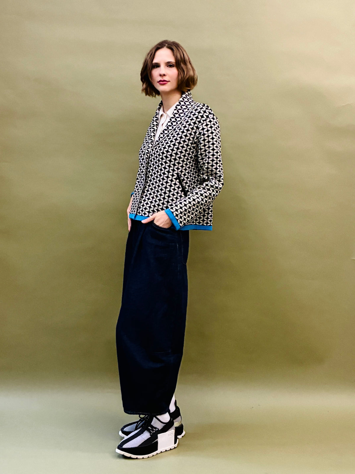 Tile Short Coat