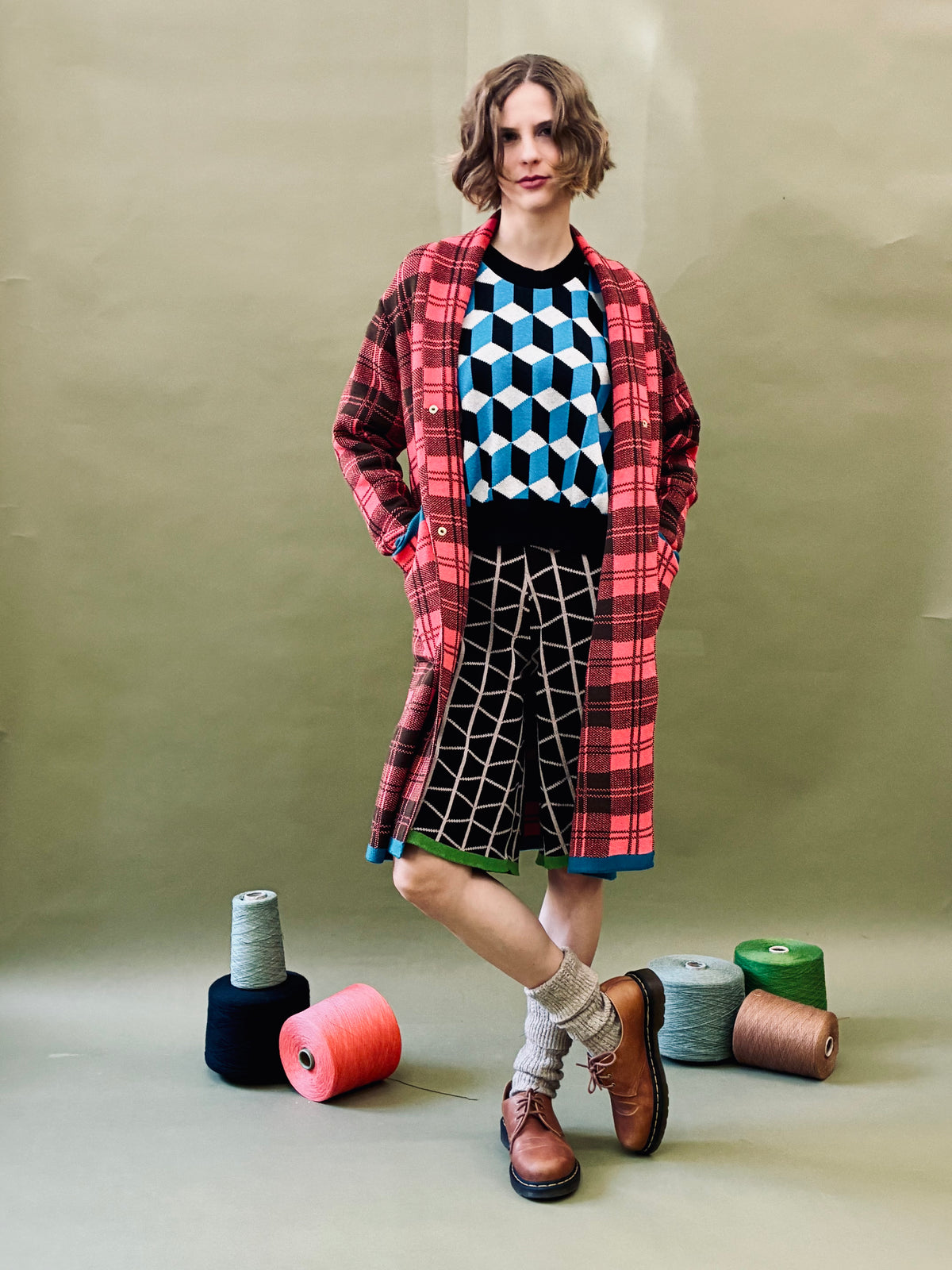Checkered Coat