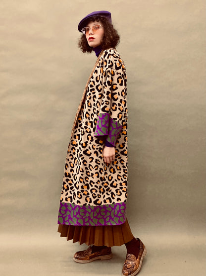 Ocelot Kimono Coat