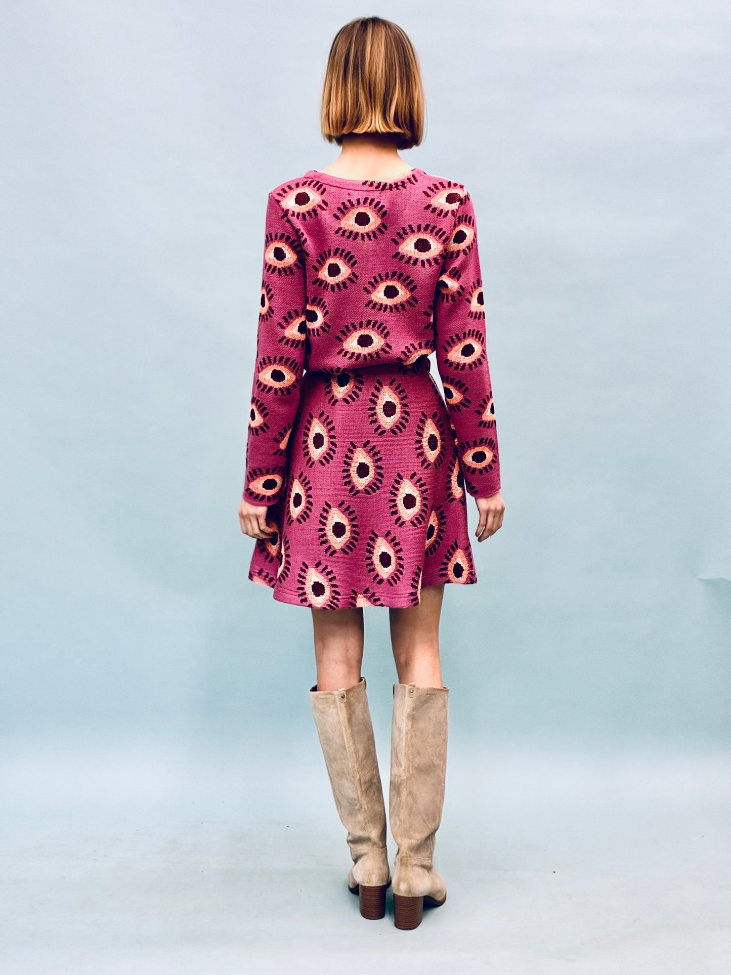 Eyes Skirt+Shirt Set