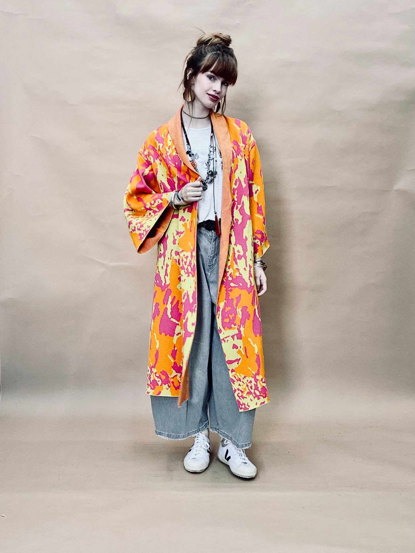 Painted Kimono Coat