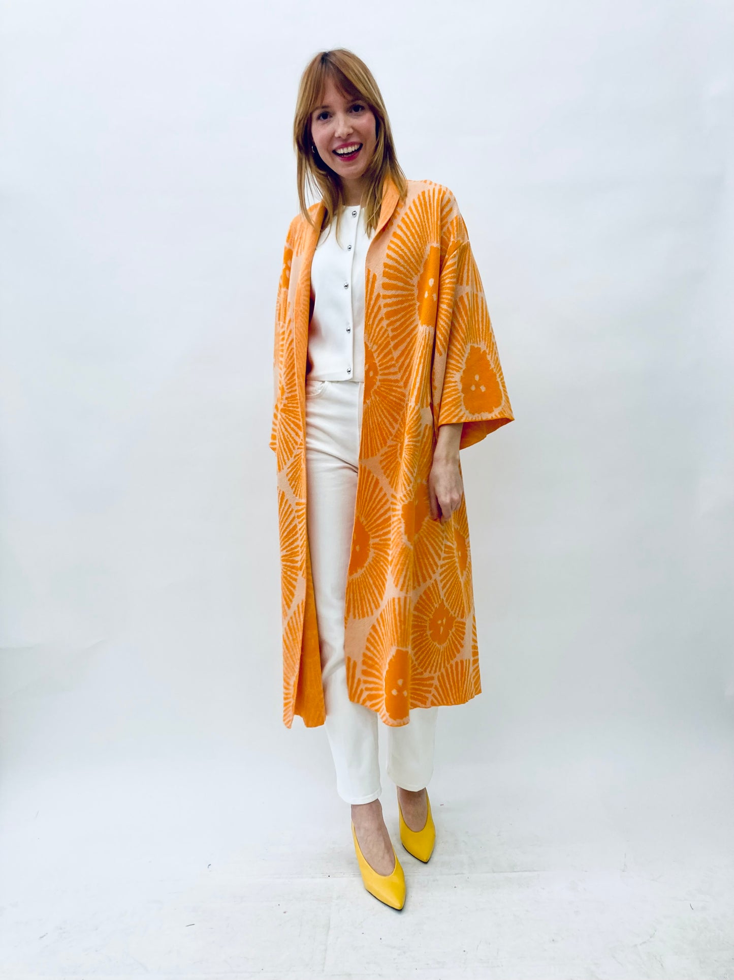 Sunflower Kimono Coat