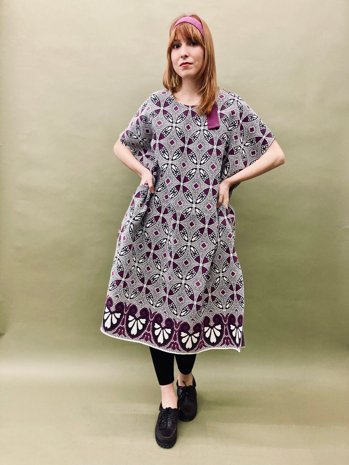 Edith Poncho Dress