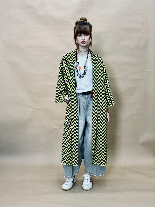 Zigzag Kimono Coat
