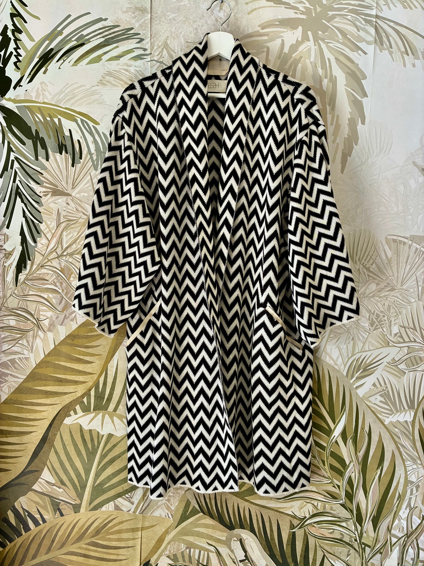 Zigzag Kimono Coat