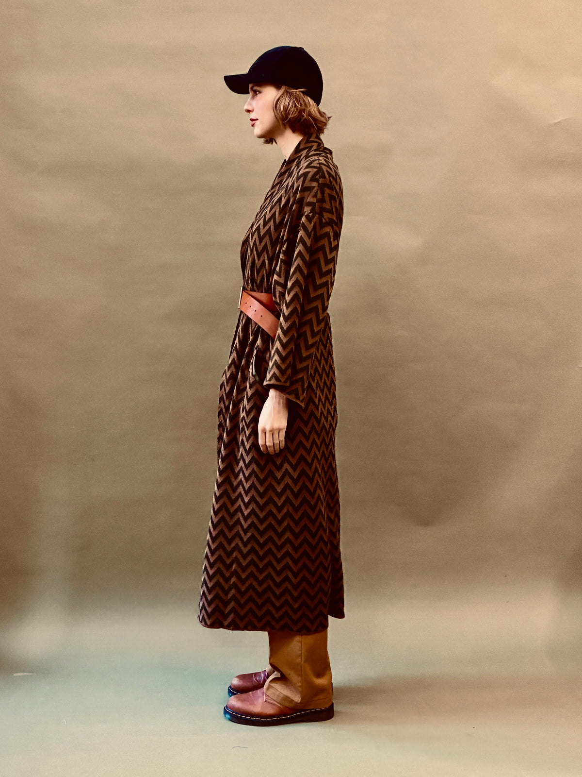 Zigzag Kimono Coat