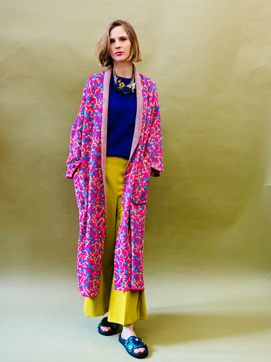 Cherry Blossom Kimono Coat