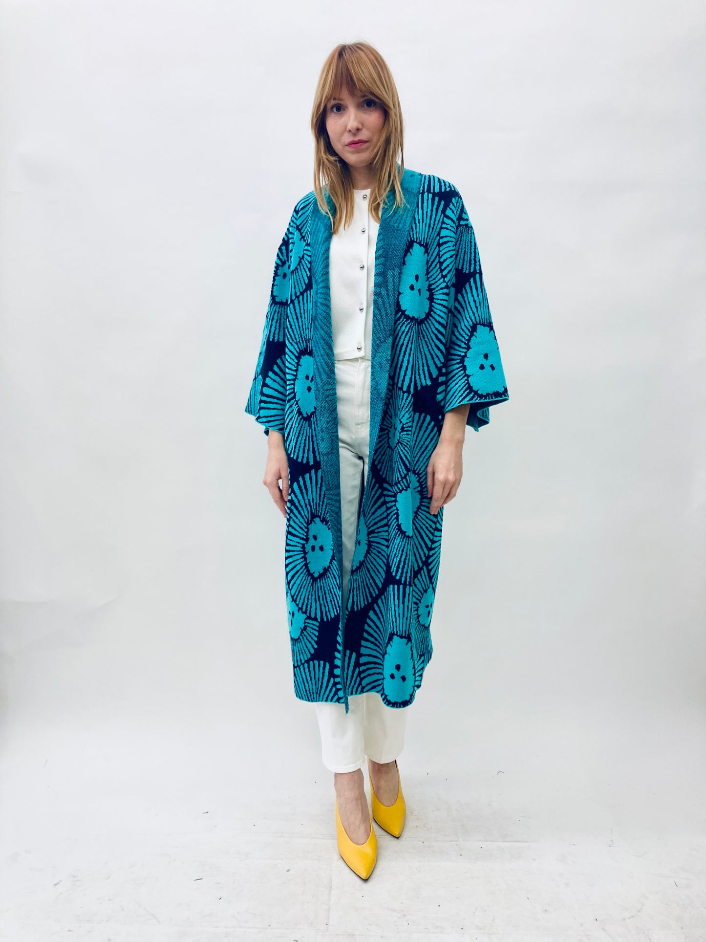 Sunflower Kimono Coat