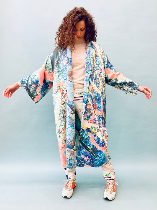 Blue Earth Double Sided Kimono