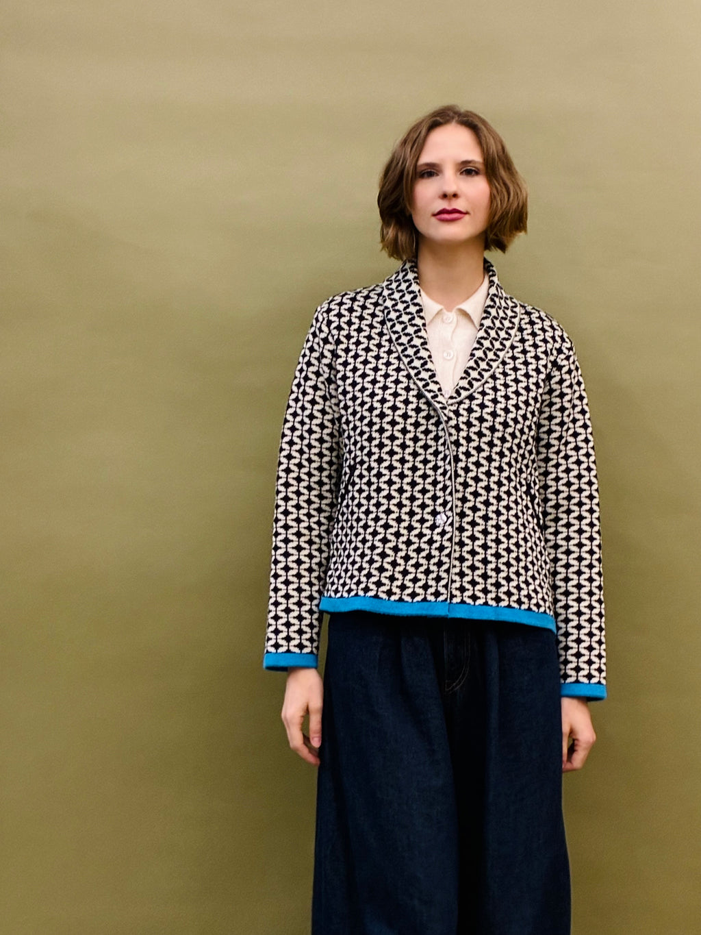 Tile Short Coat