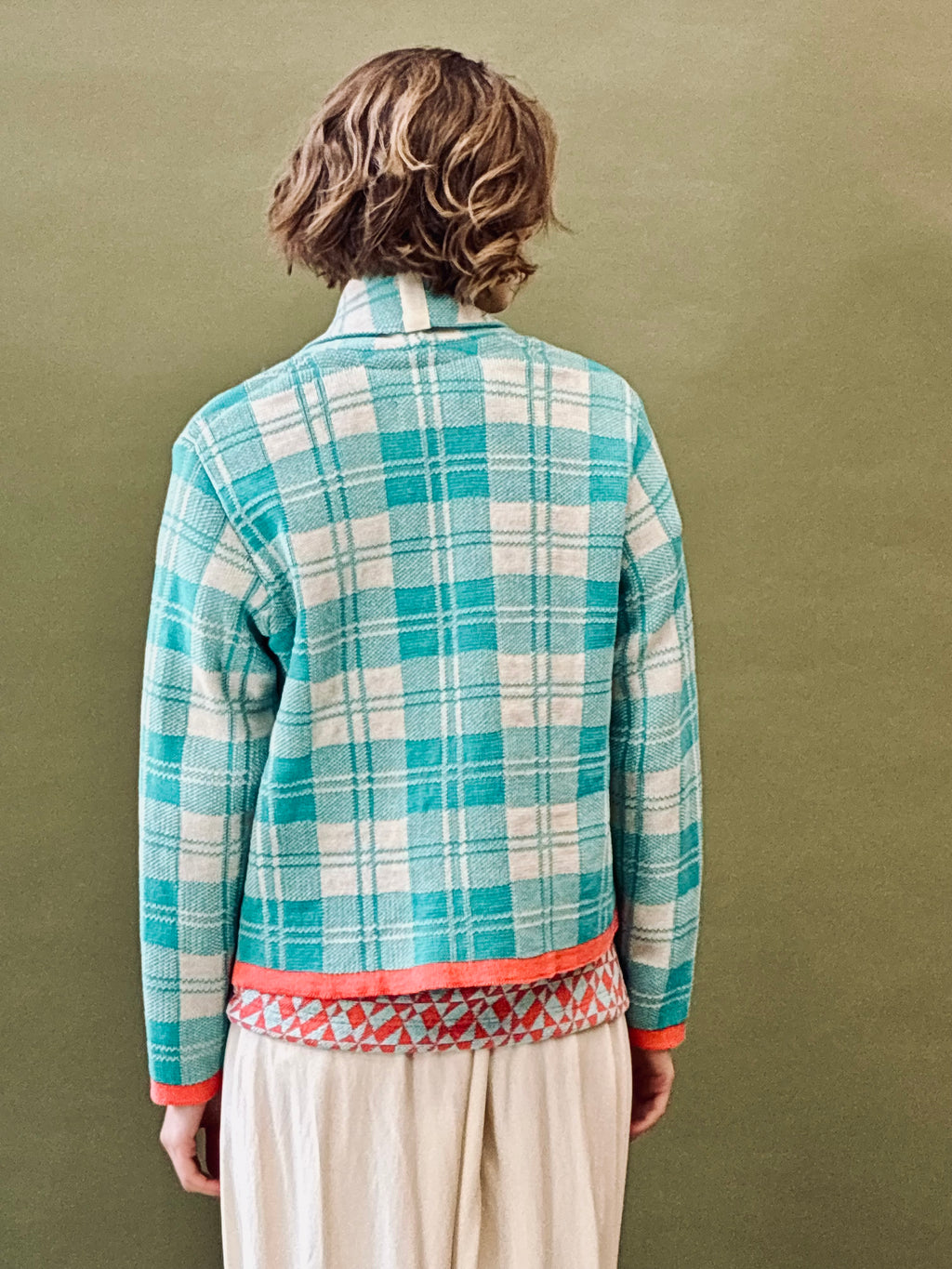 Checkered Short Coat