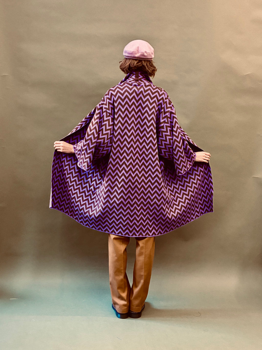 Zigzag Kimono Coat