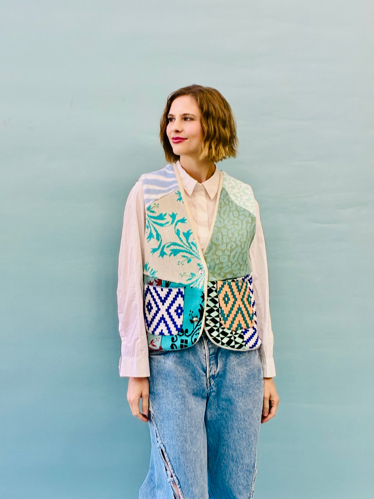 Martha Patchwork Vest No.14