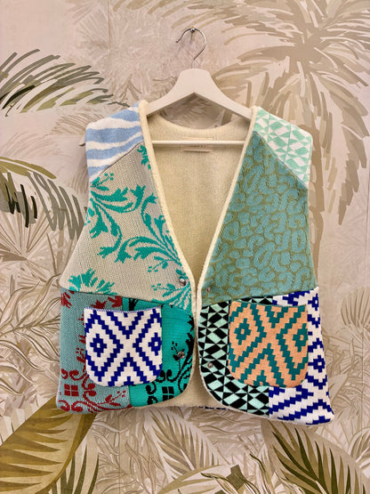 Martha Patchwork Vest No.14