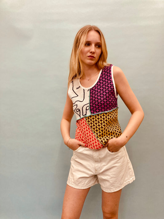 ZW.Patchwork Top No.01