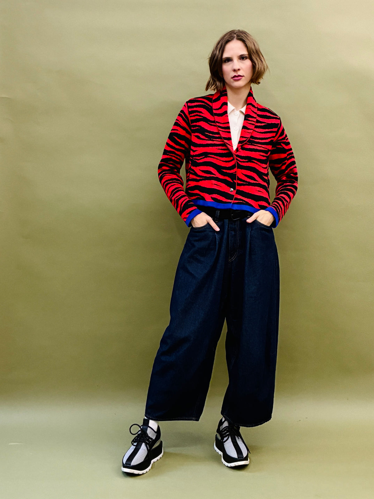 Tiger Crop Coat