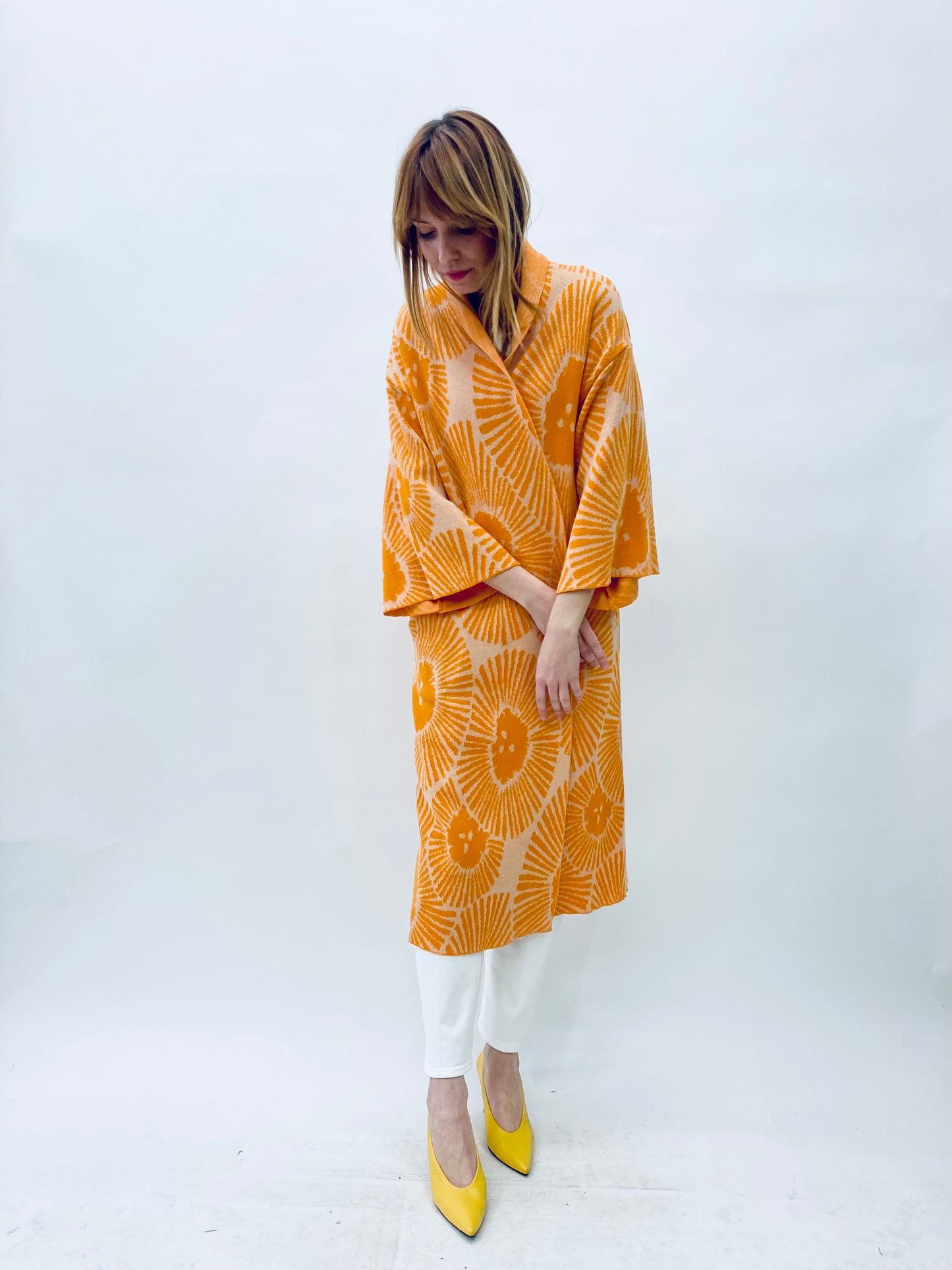 Sunflower Kimono Coat