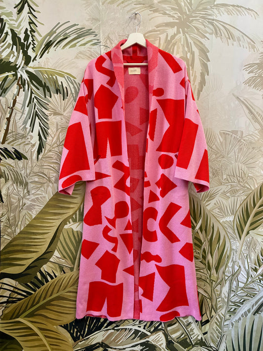 Geo Kimono Coat