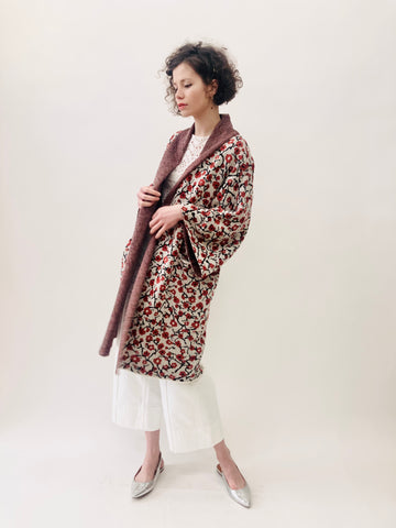 Cherry Blossom Kimono Coat