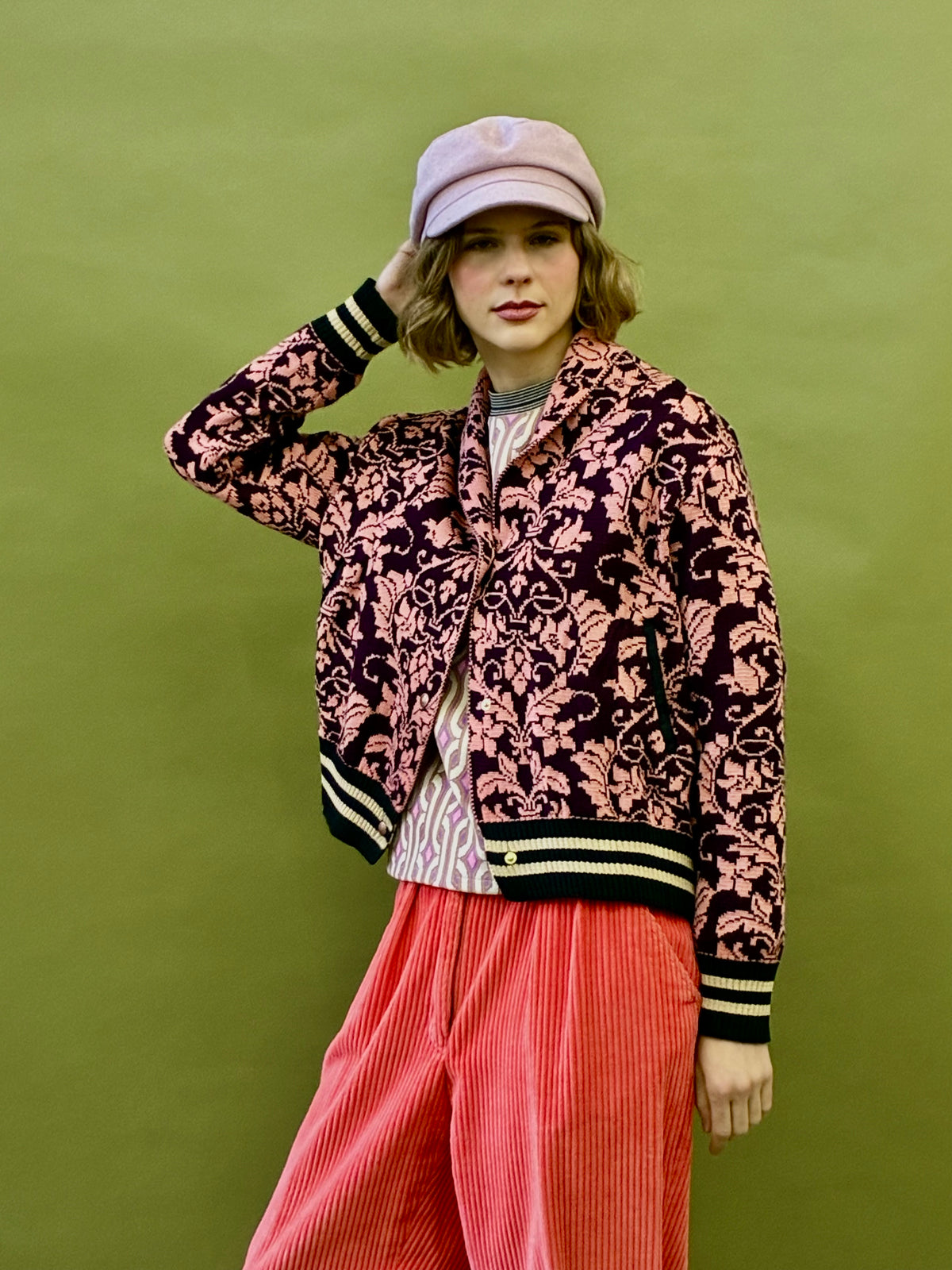 Baroque Bomber Jacket
