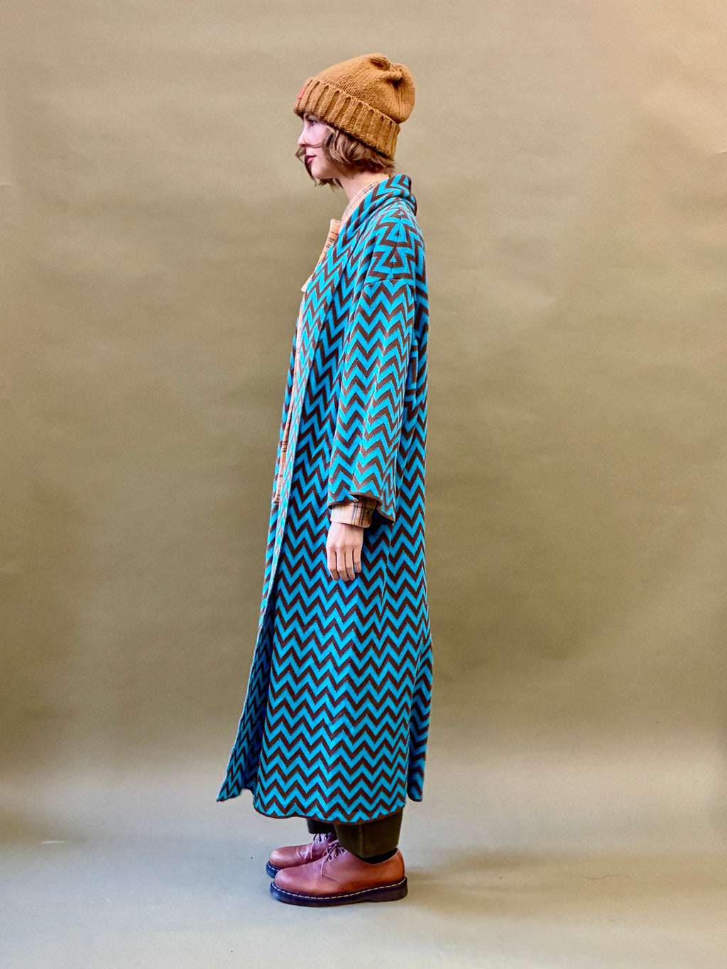 Zigzag Kimono Coat