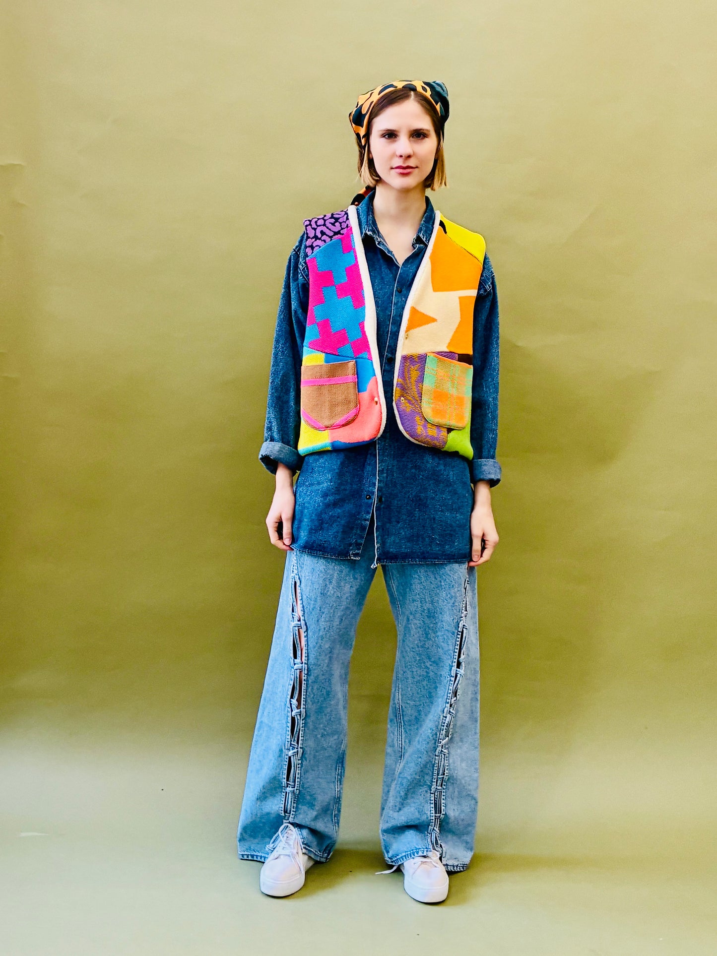 Martha Patchwork Vest No.09