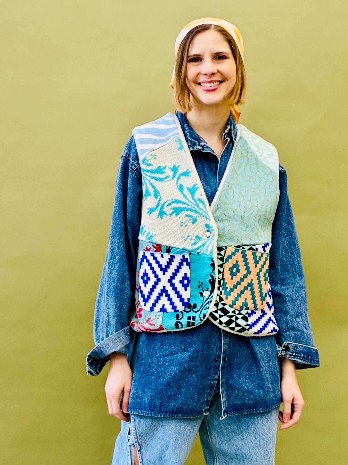 Martha Patchwork Vest No.14